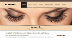 Desktop Screenshot of la-felina-kosmetik.de